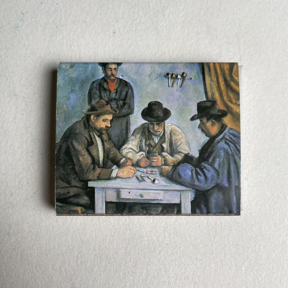 Vintage Matchbook The Card Players Paul Cezanne The Stanhope NY